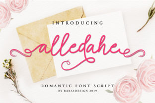 Alledahe: A Romantic Font for Web Design
