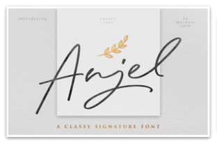 Anjel: A Luxurious Script Font for Editorial Design