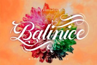 Balinice: A Bold Calligraphy Font for Business