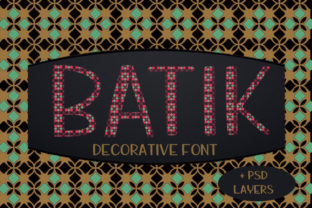 Batik: A Decorative Typeface for Web Design