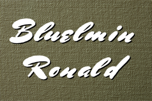 Bluelmin Ronald: A Bold Font for Digital Campaigns