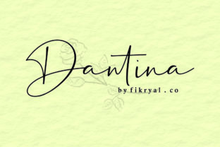 Dantina: A Script Font for Real-World Design