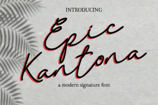 Epic Kantona: A Font That Elevates Your Brand