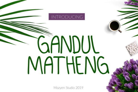 Gandul Matheng Font for Business