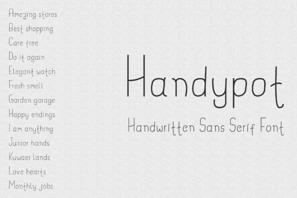 Handypot: A Playful Font for Editorial Design