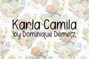 Karla Camila Font for Handmade Creations