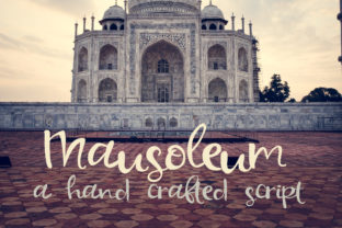 Mausoleum Font: Elegant Script for Editorial Design