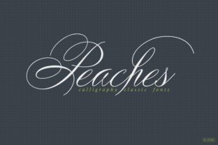 Peaches: A Beautiful Script Font