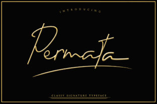 Permata: A Modern Handwritten Font for Creative Projects