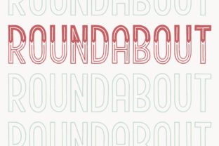 Roundabout: A Hand-Drawn Font for Creative Brands