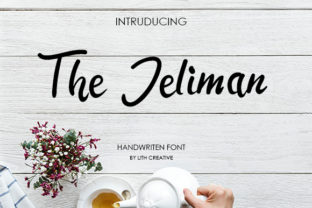 The Jeliman Font: Elegant Script for Editorial Design