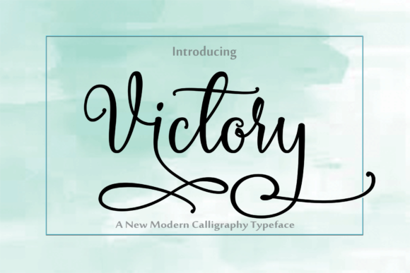 Victory Font: A Handwritten Touch for Web Design
